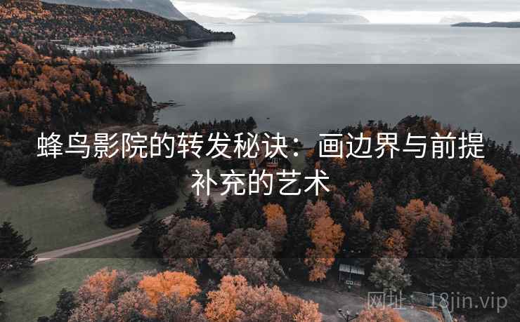 蜂鸟影院的转发秘诀：画边界与前提补充的艺术